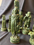 Vintage Aztec vs Conquistador chess pieces set - thumbnail 3 of 16