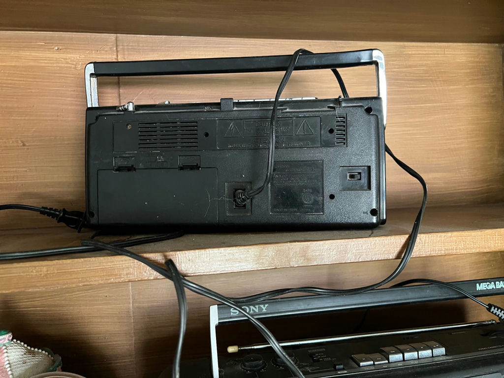 Collection of vintage boomboxes and media devices - image 11 of 22