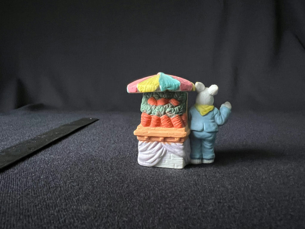 Set of Rabbit Figurines with Market Accessories - image 8 of 13