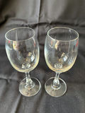 Assorted stemmed glasses and vintage floral porcelain cup with saucer - thumbnail 6 of 12