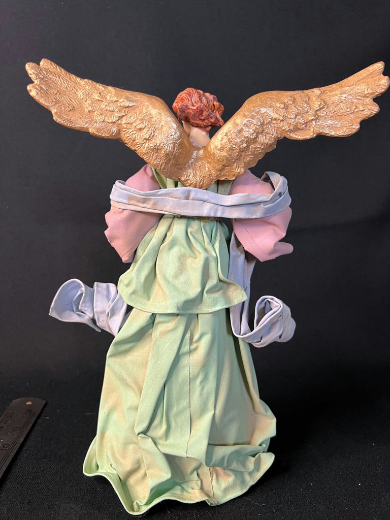 Vintage angel figurines and a boxed fiber-optic angel ornament - image 17 of 20