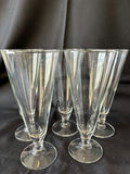 Assorted stemmed glasses and vintage floral porcelain cup with saucer - thumbnail 4 of 12
