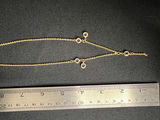 Two-tone pendant necklace set with purple heart and decorative charms - thumbnail 9 of 10