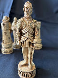 Vintage Aztec vs Conquistador chess pieces set - thumbnail 9 of 16