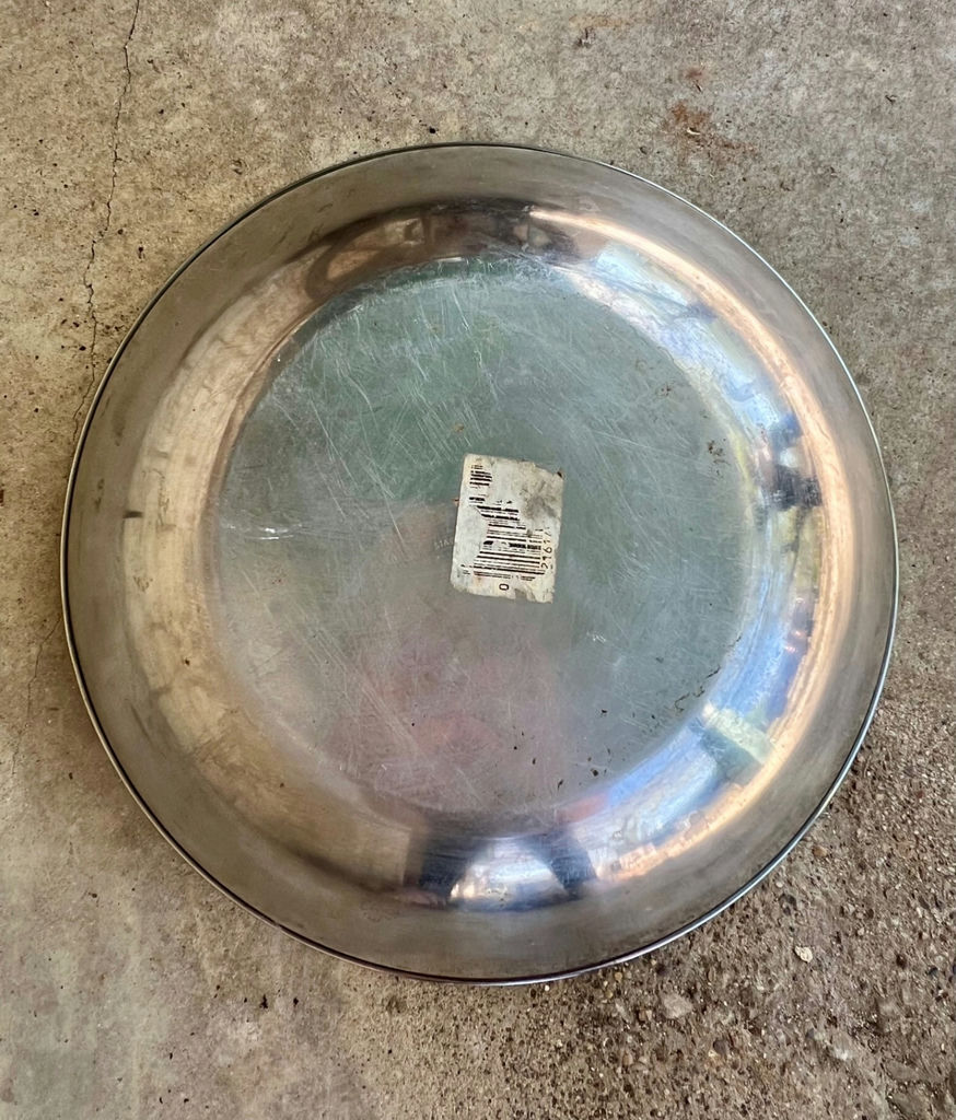 Drinkwell Platinum cat fountain, enamel roasting pans, and stainless steel bowl - image 6 of 11