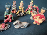 Clay Nativity Scene Figurine Set and Nativity Music Box - thumbnail 3 of 14