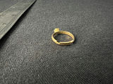 Vintage Ivory heart pendant, duck charm ring, and green-bead ring - thumbnail 4 of 11