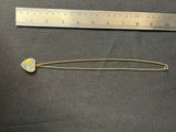Three Gold-tone necklaces one with heart pendant with Yellow Rose - thumbnail 7 of 13