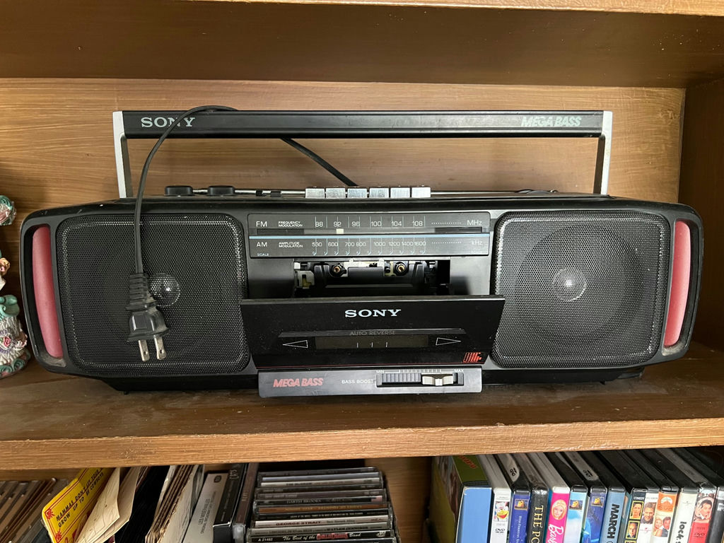 Collection of vintage boomboxes and media devices - image 15 of 22