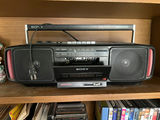 Collection of vintage boomboxes and media devices - thumbnail 15 of 22