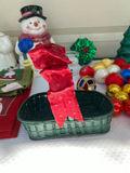 Vintage Christmas Decor Collection: stockings, ornaments, figurines, towels and tree - thumbnail 18 of 20