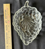Crystal Glass Dish with Matching Creamer and Grape glass dish - thumbnail 7 of 8