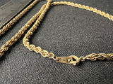 Gold-tone and silver-tone chain necklaces with pendant and varied links - thumbnail 2 of 10
