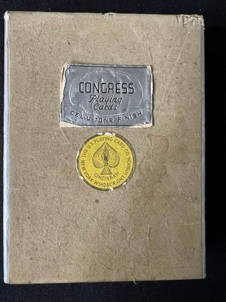Vintage Congress Cel-U-Tone Card Deck and Vintage Dominoes Sets - image 3 of 11