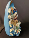 Noah's Ark Diorama on Music Box Pedestal and Musical Nativity Scene in Book - thumbnail 5 of 18
