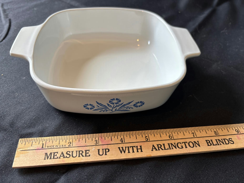 Two CorningWare floral casserole dishes - image 5 of 9