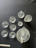 Crystal glassware set with starburst pattern - thumbnail 17 of 25