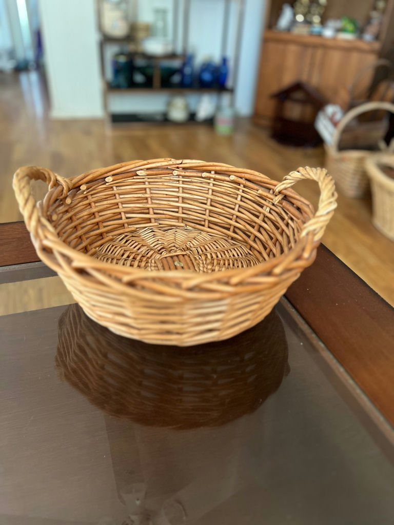 Vintage Wicker Baskets and a Turkey-Shaped Basket - image 10 of 24