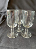 Vintage Ceramic Creamer Pitcher, Glass Goblets, and a Port Glass - thumbnail 4 of 7