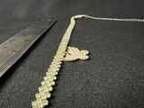 Gold-tone and silver-tone chain necklaces with pendant and varied links - thumbnail 4 of 10