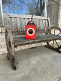 Vintage red metal railway signal lantern - thumbnail 6 of 6