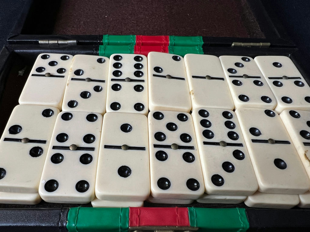 Vintage Congress Cel-U-Tone Card Deck and Vintage Dominoes Sets - image 11 of 11