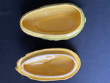 Shawnee Pottery "Corn King" Large Casserole & Corn Glass Vase/Planter and Candle Holders - thumbnail 6 of 13