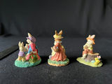 Set of Rabbit Figurines with Market Accessories - thumbnail 2 of 13