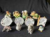Vintage Franklin Mint "Woodland Surprises" full set of 12 animal figurines - thumbnail 4 of 9