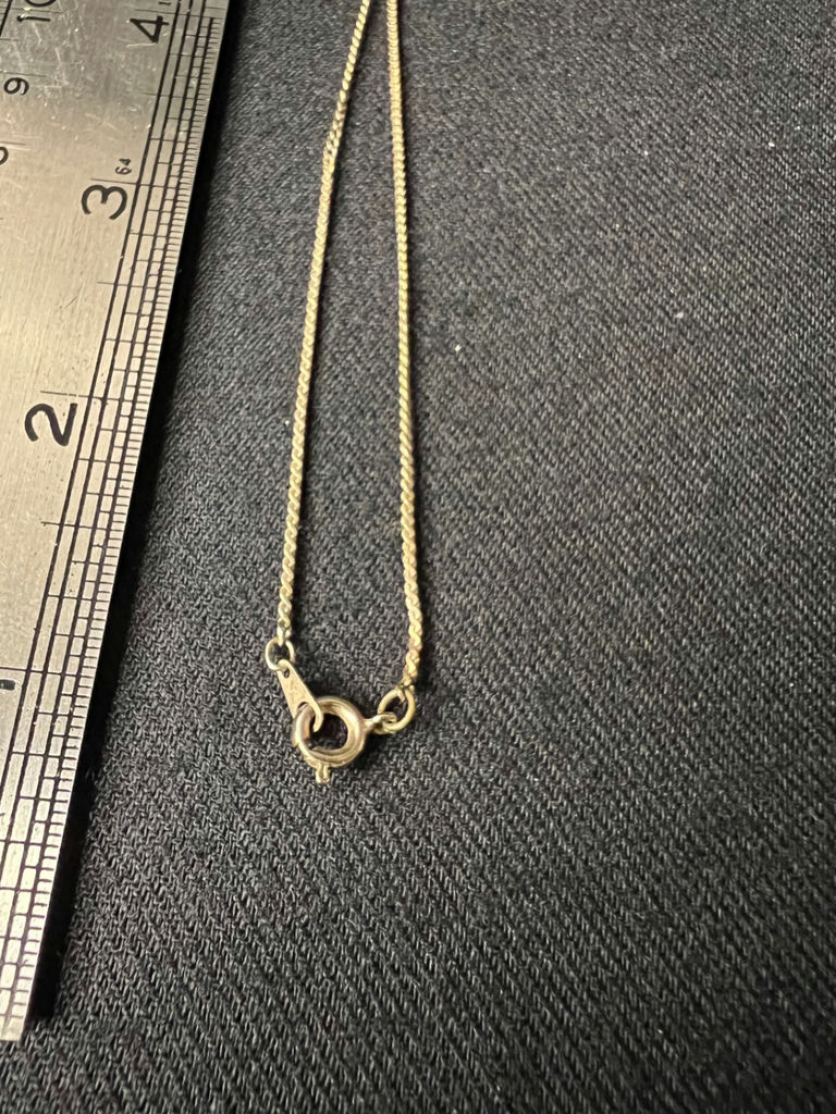 Three Gold-tone necklaces one with heart pendant with Yellow Rose - image 10 of 13