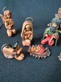 Clay Nativity Scene Figurine Set and Nativity Music Box - thumbnail 4 of 14