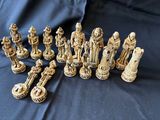 Vintage Aztec vs Conquistador chess pieces set - thumbnail 8 of 16