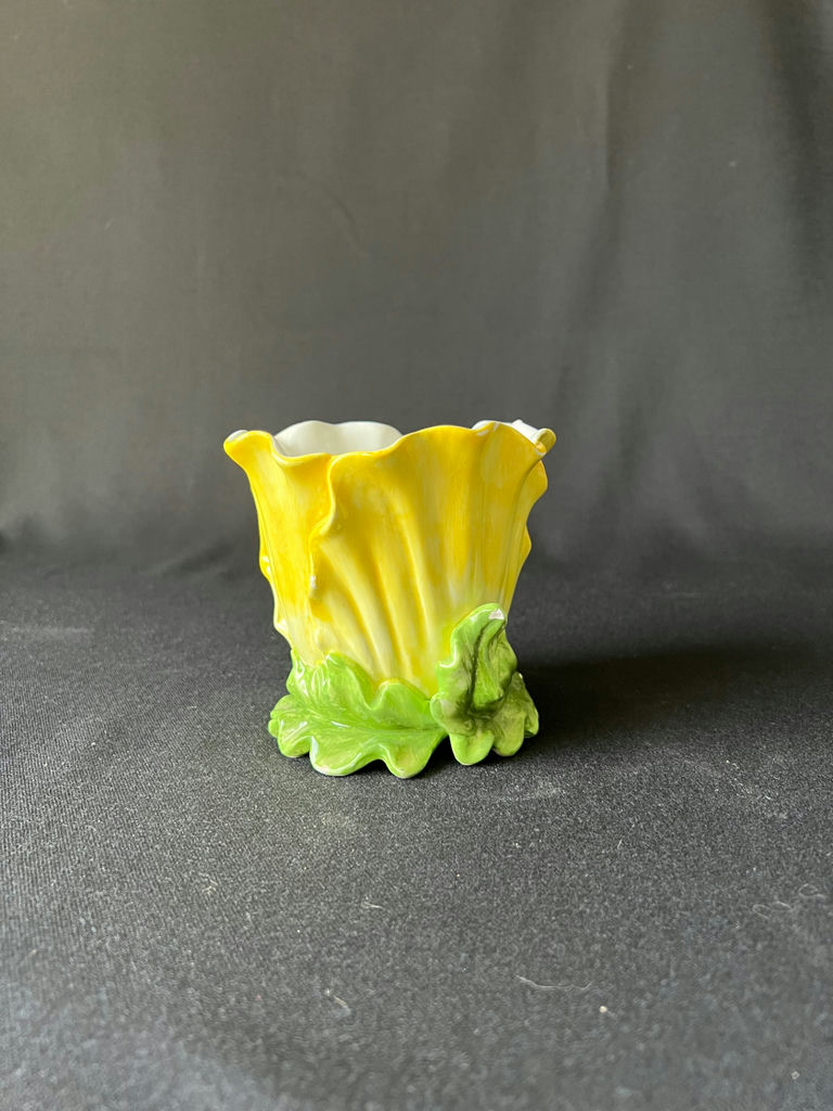 Shawnee Pottery "Corn King" Large Casserole & Corn Glass Vase/Planter and Candle Holders - image 10 of 13