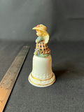 Ceramic bell with angel girl figurine on top - thumbnail 2 of 6