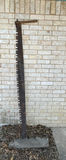 Antique long hand saw with wooden handle - thumbnail 3 of 5