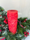 Vintage Evergreen Christmas cherub wreath and decorative greens with candle and vases - thumbnail 12 of 12