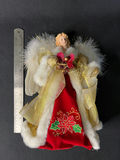 Vintage angel figurines and a boxed fiber-optic angel ornament - thumbnail 8 of 20
