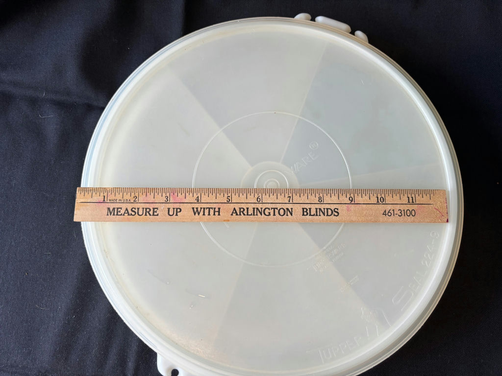 Vintage Tupperware contaimer and Assorted decorative dinnerware and serving pieces - image 6 of 6