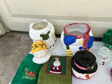 Vintage Christmas Decor Collection: stockings, ornaments, figurines, towels and tree - thumbnail 16 of 20