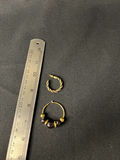 Gold-tone jewelry collection with deer charm and beaded hoops - thumbnail 11 of 12
