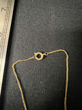 Gold-tone chain necklace with red beads - thumbnail 4 of 8