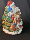 Vintage Santa with Guitar Cookie Jar and ceramic Angel - thumbnail 4 of 12