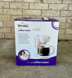 Coffee maker, Vintage fondue set, and vintage metal cake and pie carrier - thumbnail 1 of 14