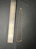Gold-tone chain necklace with red beads - thumbnail 1 of 8