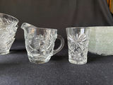 Crystal glassware set with starburst pattern - thumbnail 3 of 25