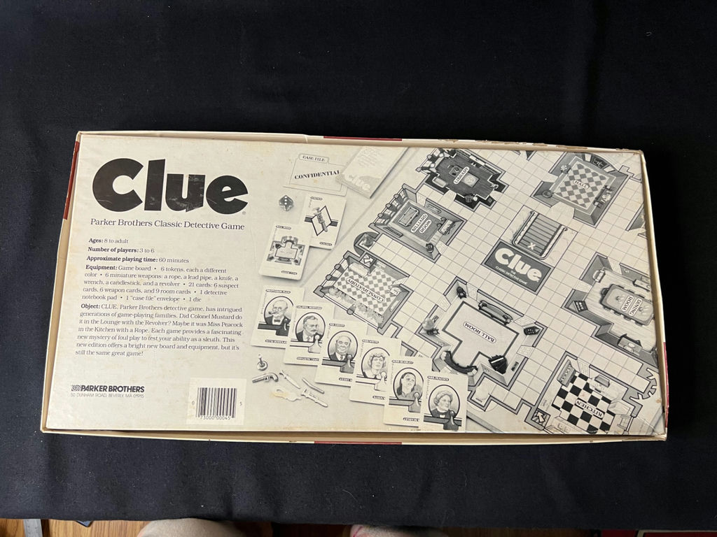 1980's Vintage game collection: Clue, Ipswich, and Dominoes - image 2 of 10