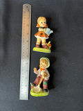 Vintage Hummel-Style hand-painted figurines and ceramic angel figurines - thumbnail 8 of 12