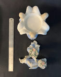 Vintage Hummel-Style hand-painted figurines and ceramic angel figurines - thumbnail 5 of 12