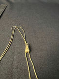 Silver wristwatch with chain-link bracelet and gold-tone adjustable necklace - thumbnail 9 of 9