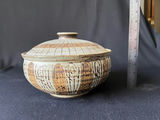 Vintage Pottery Bowl with Lid - thumbnail 3 of 4